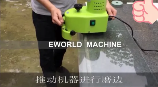 Levigatrice e lucidatrice portatile manuale per bordi in vetro